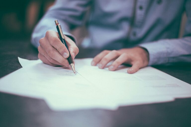 Classified documents and files on a desk